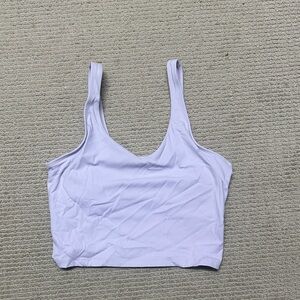 Light Purple Cropped Tank Top